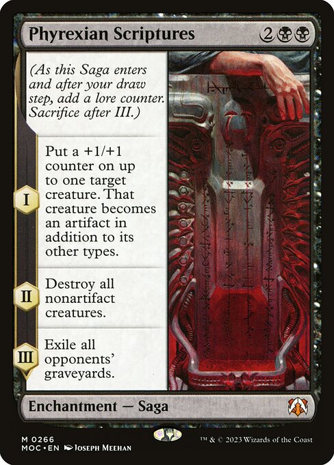 Phyrexian Scriptures - Commander: March of the Machine - M - 266