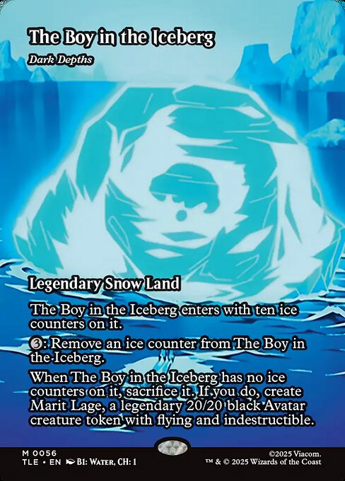 The Boy in the Iceberg - Dark Depths (Borderless) - Avatar: The Last Airbender: Eternal-Legal - M - 56