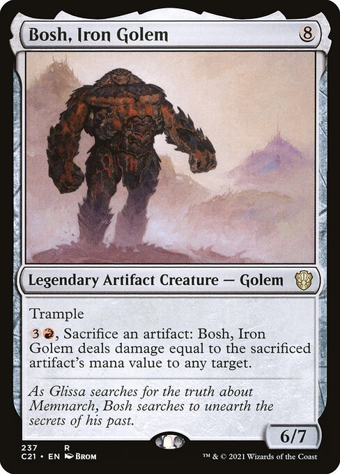 Bosh, Iron Golem - Commander 2021 - R - 237