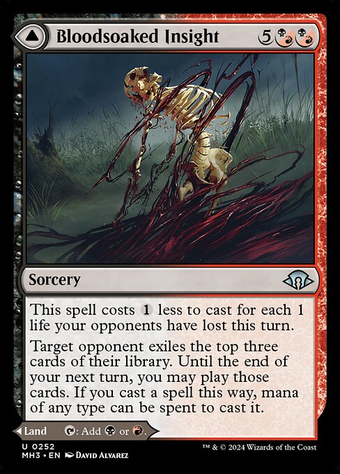 Bloodsoaked Insight - Modern Horizons 3 - U - 252