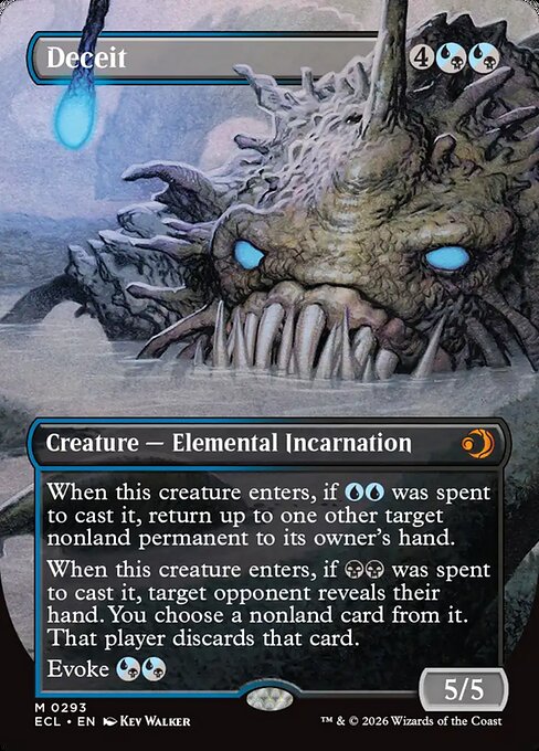 Deceit (Borderless) - Lorwyn Eclipsed - M - 293
