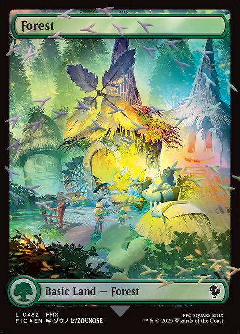 Forest (Chocobo Track Foil) - Commander: FINAL FANTASY - L - 482