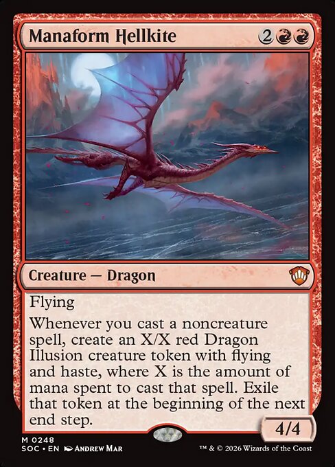 Manaform Hellkite - Commander: Secrets of Strixhaven - M - 248