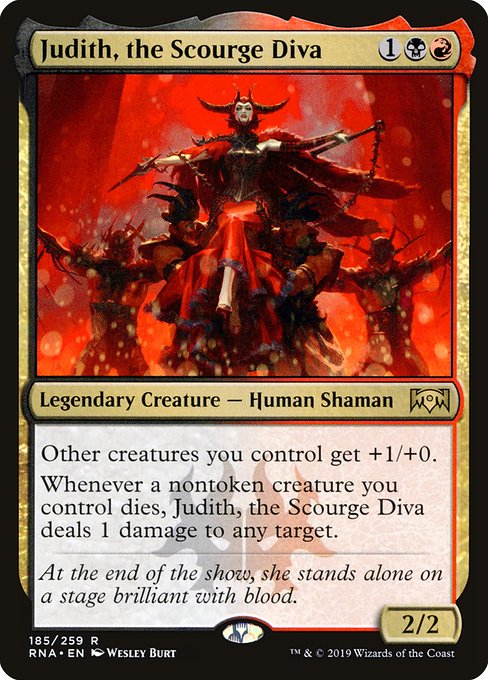Judith, the Scourge Diva - Ravnica Allegiance - R - 185