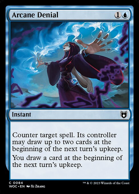 Arcane Denial - Commander: Wilds of Eldraine - C - 84