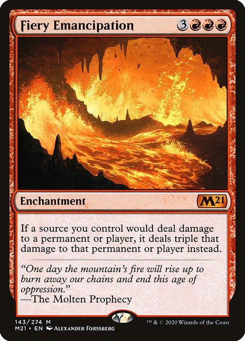 Fiery Emancipation - Core Set 2021 - M - 143