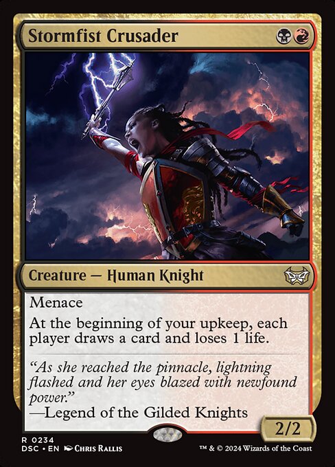 Stormfist Crusader - Commander: Duskmourn: House of Horror - R - 234