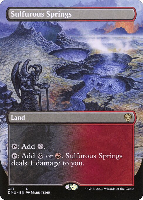 Sulfurous Springs (Borderless) - Dominaria United - R - 381