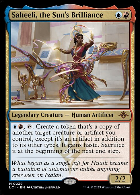 Saheeli, the Sun's Brilliance - The Lost Caverns of Ixalan - M - 239