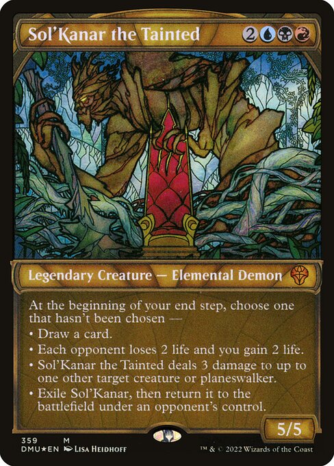 Sol'Kanar the Tainted (Textured Foil) - Dominaria United - M - 359