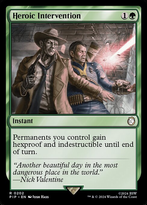 Heroic Intervention - Universes Beyond: Fallout - R - 202