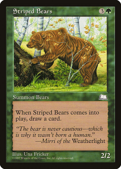 Striped Bears - Weatherlight - C