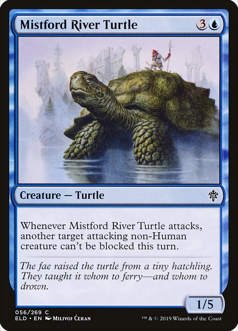 Mistford River Turtle - Throne of Eldraine - C - 56