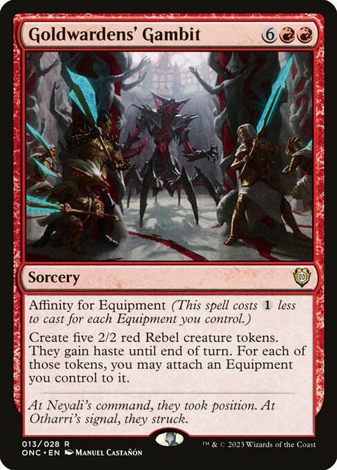 Goldwardens' Gambit - Commander: Phyrexia: All Will Be One - R - 13