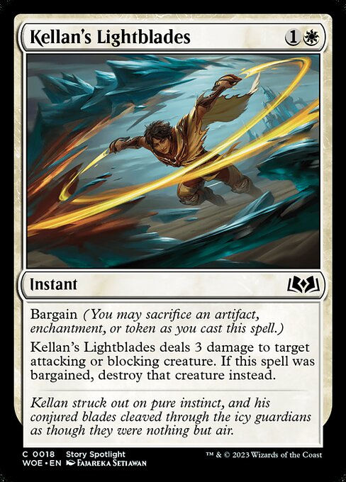 Kellan's Lightblades - Wilds of Eldraine - C - 18