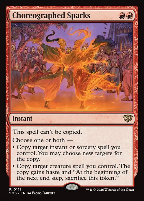 Choreographed Sparks - Secrets of Strixhaven - R - 111