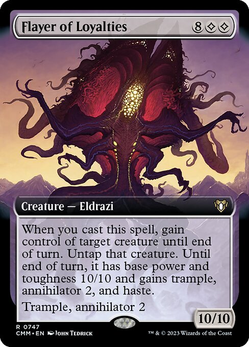 Flayer of Loyalties (Extended Art) - Commander Masters - R - 747