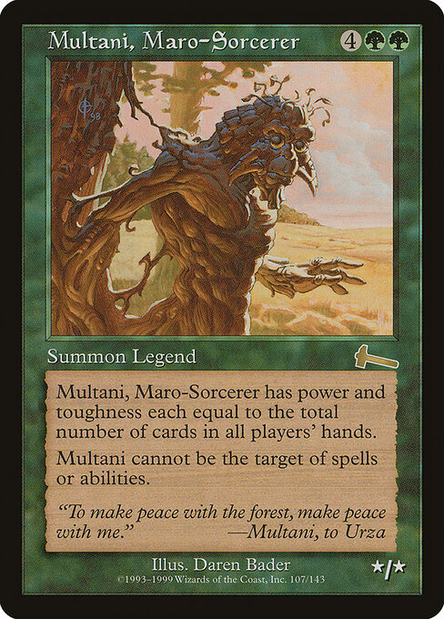 Multani, Maro-Sorcerer - Urza's Legacy - R - 107