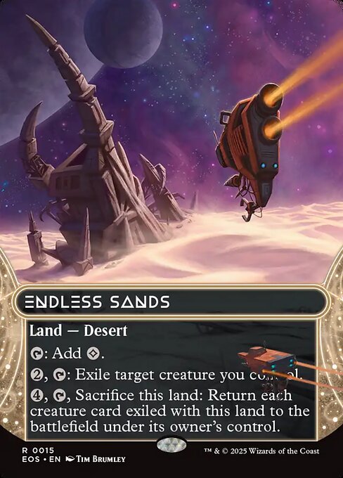 Endless Sands (0015) (Borderless) - Edge of Eternities: Stellar Sights - R - 15