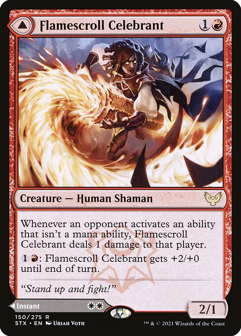 Flamescroll Celebrant - Strixhaven: School of Mages - R - 150