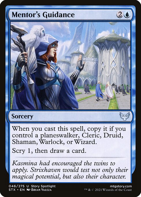 Mentor's Guidance - Strixhaven: School of Mages - U - 46