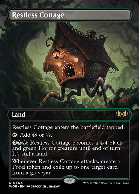 Restless Cottage (Borderless) - Wilds of Eldraine - R - 304