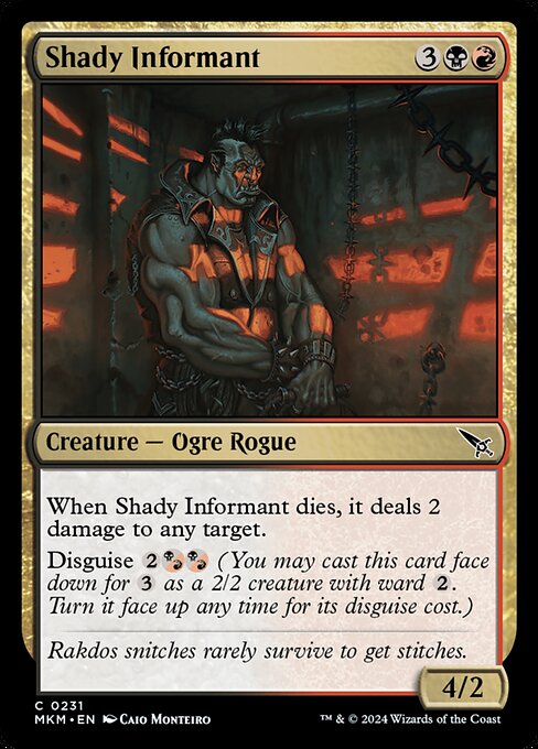 Shady Informant - Murders at Karlov Manor - C - 231