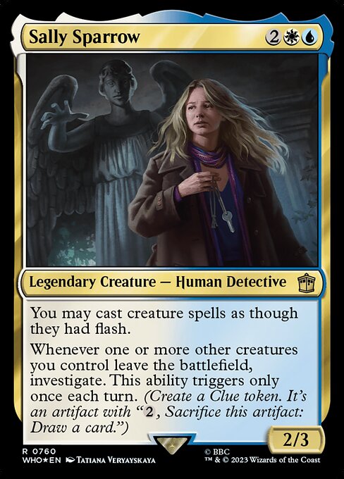 Sally Sparrow (Surge Foil) - Universes Beyond: Doctor Who - R - 760