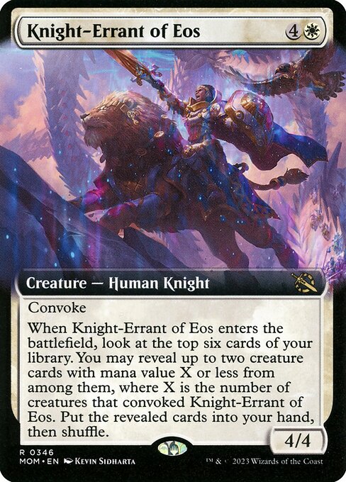 Knight-Errant of Eos (Extended Art) - March of the Machine - R - 346