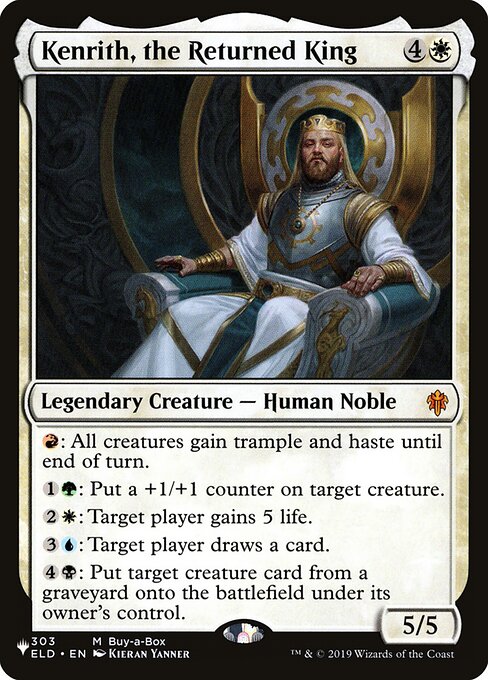 Kenrith, the Returned King - The List Reprints - M - 303/269