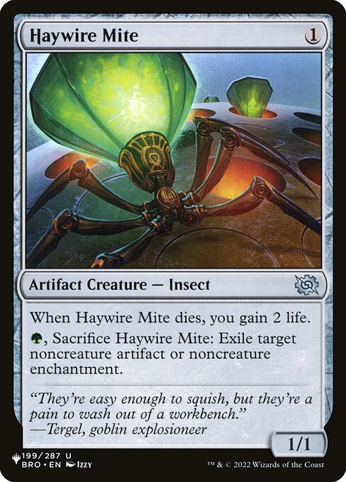 Haywire Mite - The List Reprints - U - 199/012