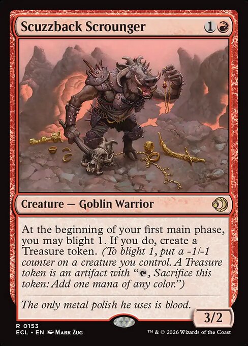 Scuzzback Scrounger - Lorwyn Eclipsed - R - 153