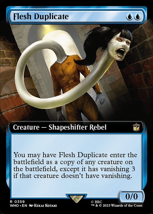 Flesh Duplicate (Extended Art) - Universes Beyond: Doctor Who - R - 359