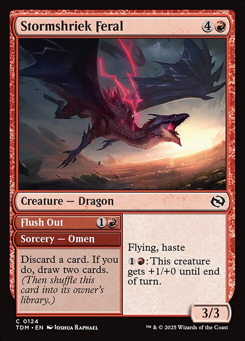 Stormshriek Feral - Tarkir: Dragonstorm - C - 124