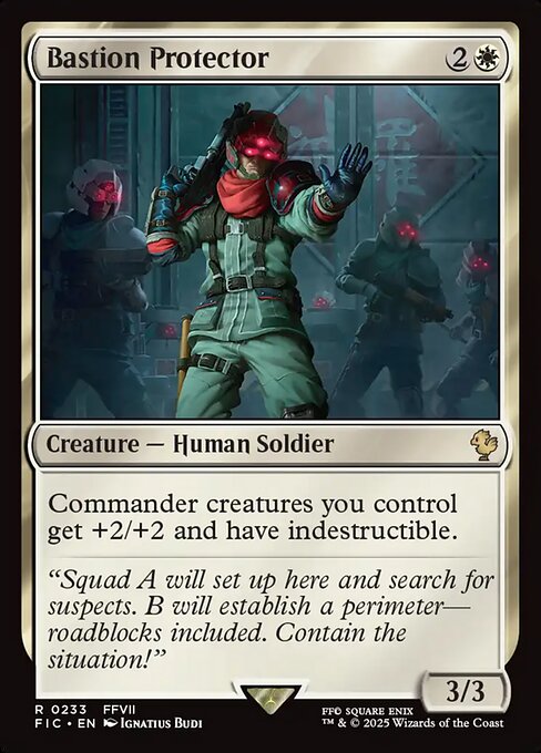 Bastion Protector - Commander: FINAL FANTASY - R - 233