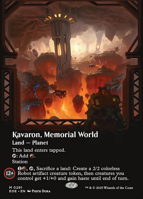 Kavaron, Memorial World (Borderless) - Edge of Eternities - M - 281