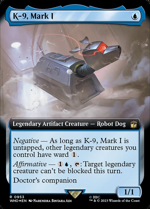 K-9, Mark I (Extended Art) (Surge Foil) - Universes Beyond: Doctor Who - R - 953