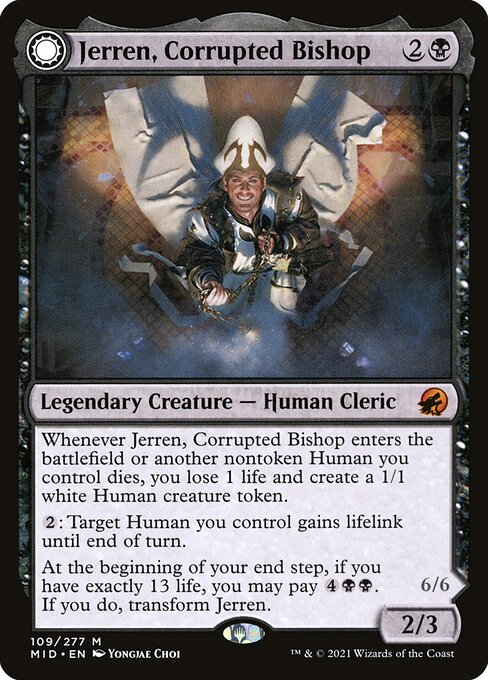 Jerren, Corrupted Bishop - Innistrad: Midnight Hunt - M - 109
