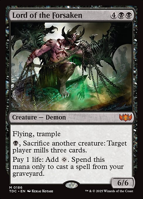 Lord of the Forsaken - Commander: Tarkir: Dragonstorm - M - 186