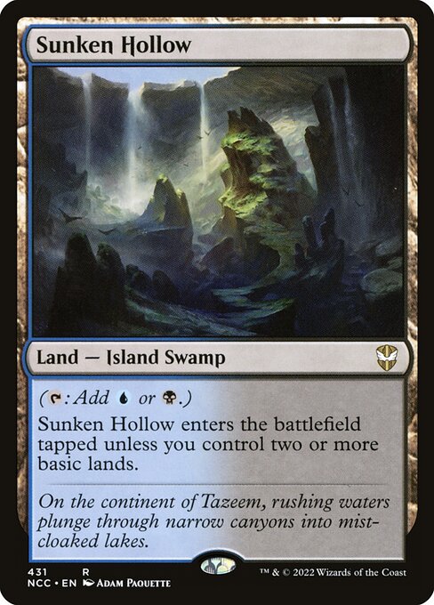 Sunken Hollow - Commander: Streets of New Capenna - R - 431