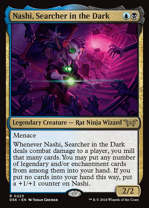 Nashi, Searcher in the Dark - Duskmourn: House of Horror - R - 223