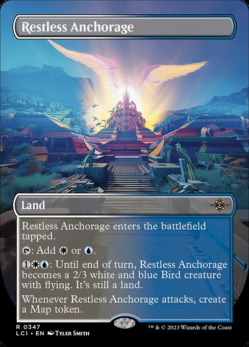 Restless Anchorage (Borderless) - The Lost Caverns of Ixalan - R - 347