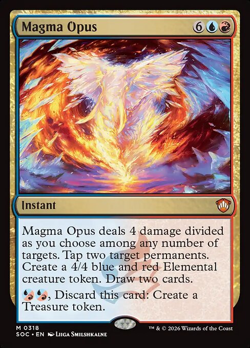 Magma Opus - Commander: Secrets of Strixhaven - M - 318