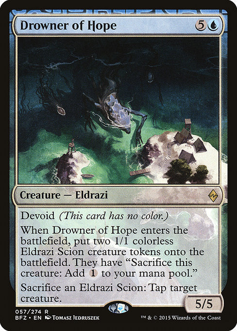 Drowner of Hope - Battle for Zendikar - R - 57