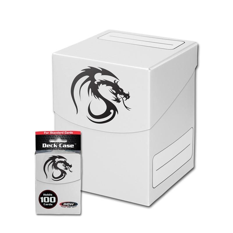 BCW Large Deck Case White | Caja para Mazo (Holds 100+ Sleeved Cards)