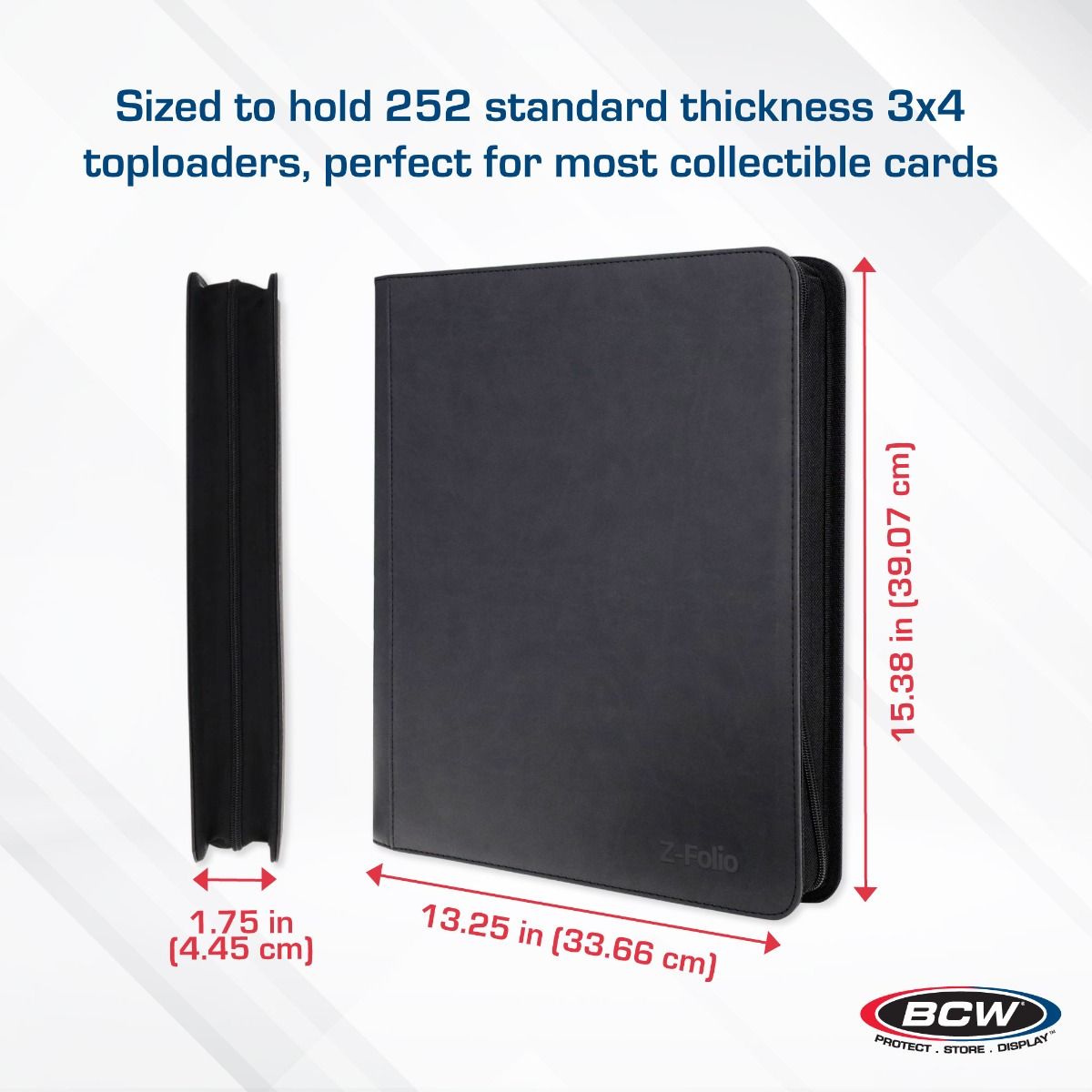 Z-Folio 9-Pocket LX Album - Toploaders - Black