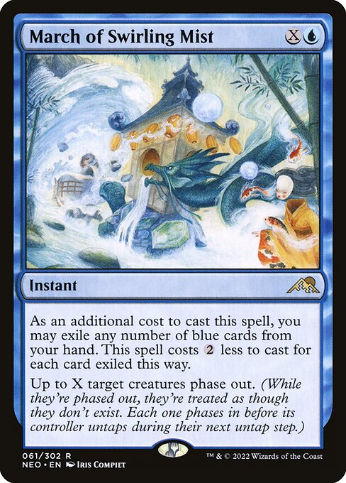 March of Swirling Mist - Kamigawa: Neon Dynasty - R - 61