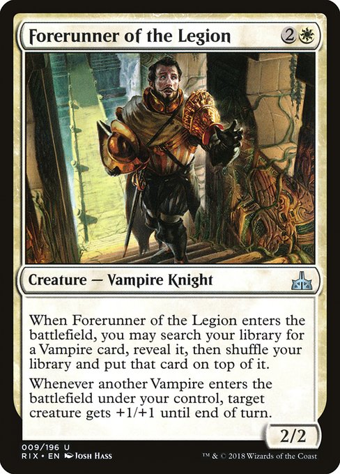 Forerunner of the Legion - Rivals of Ixalan - U - 9