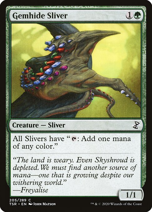 Gemhide Sliver - Time Spiral: Remastered - C - 205