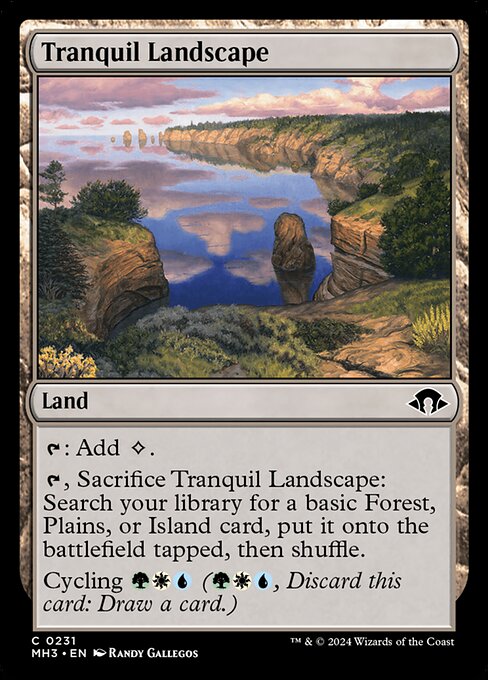 Tranquil Landscape - Modern Horizons 3 - C - 231